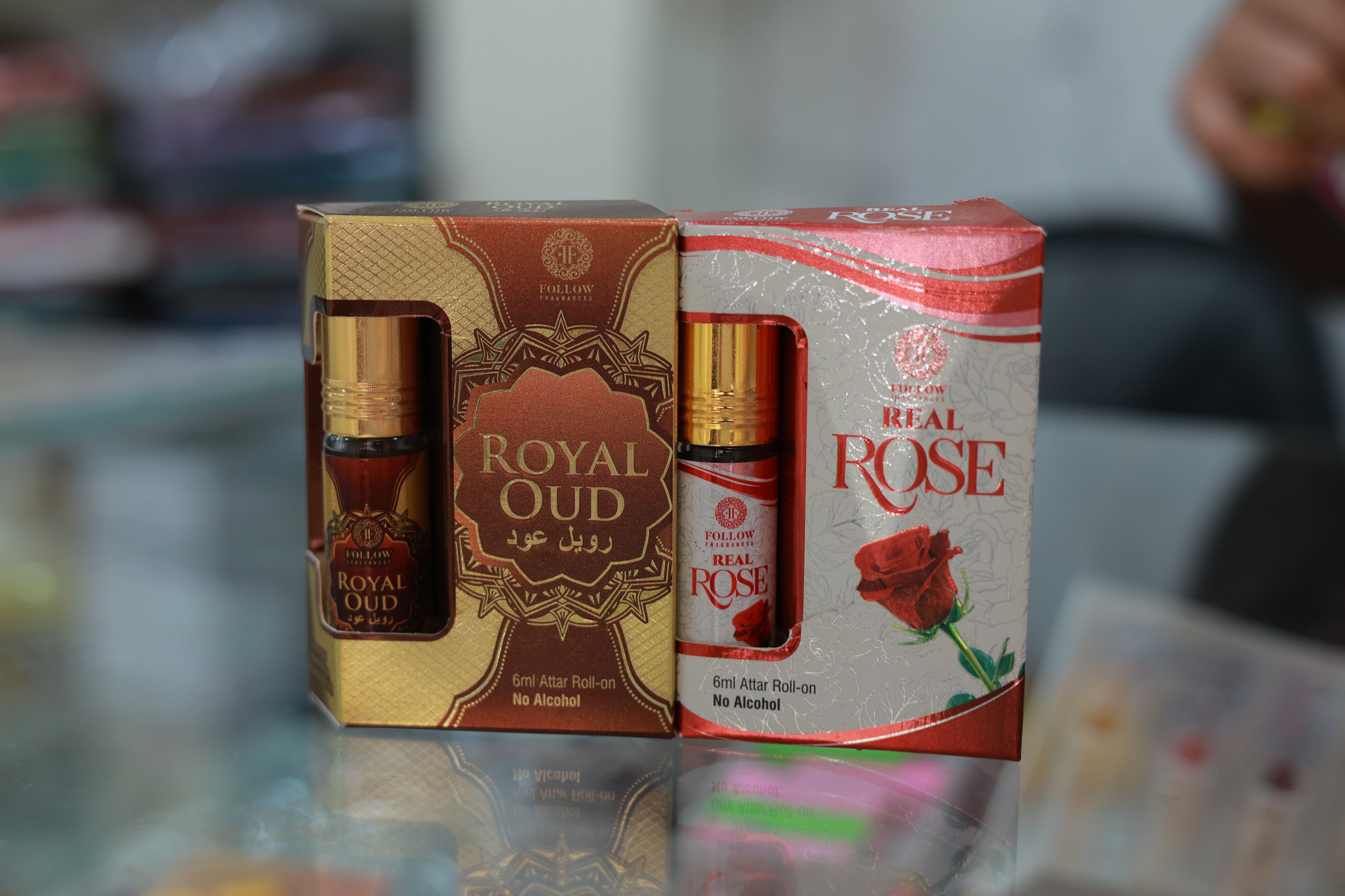 Real rose water