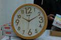 Brown layout wall watch