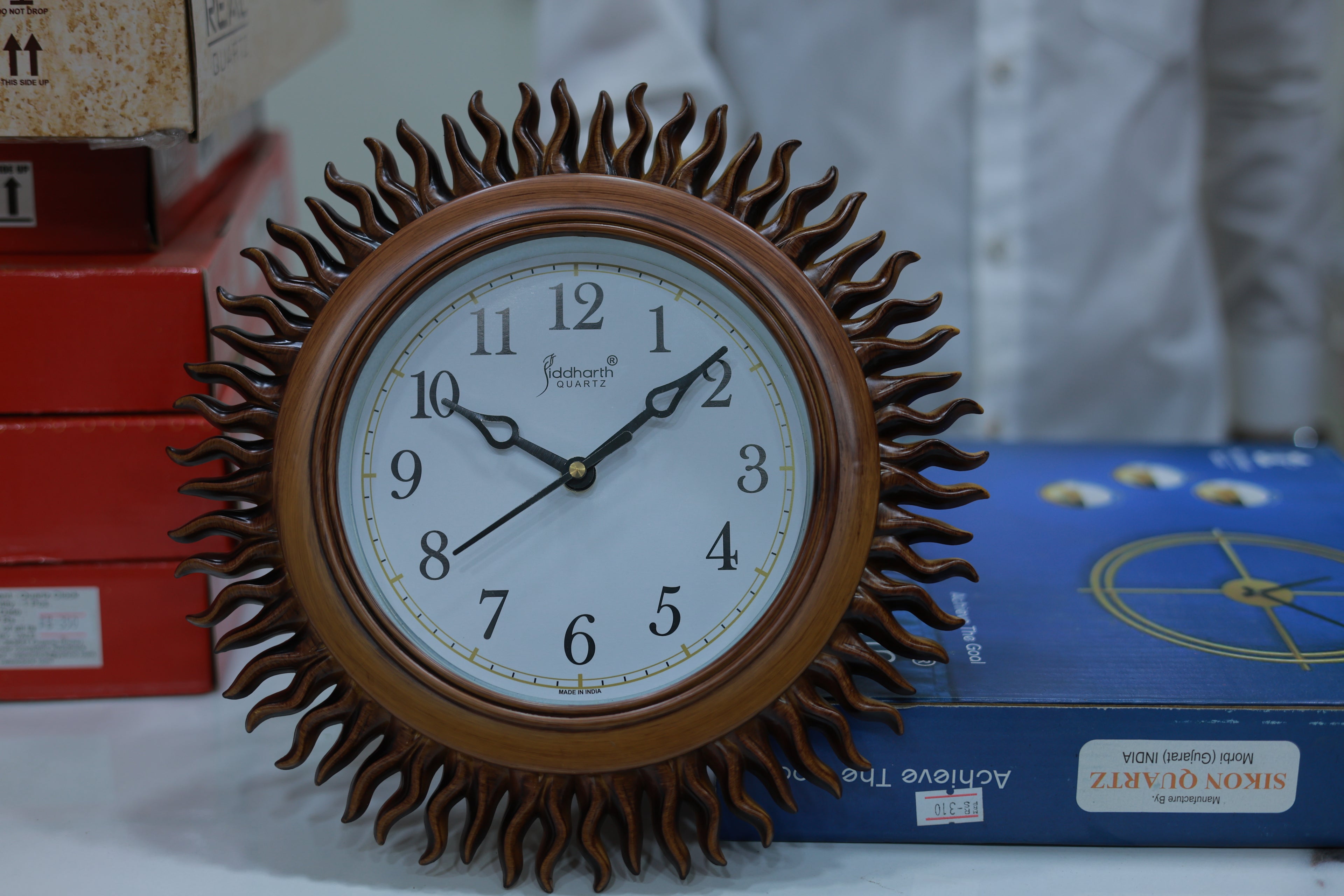 Brown wall watch