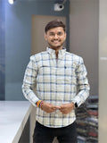 Best cotton in shirts best yellow check shirts
