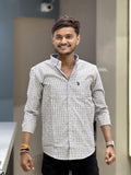 Fabric Shirt yellow line