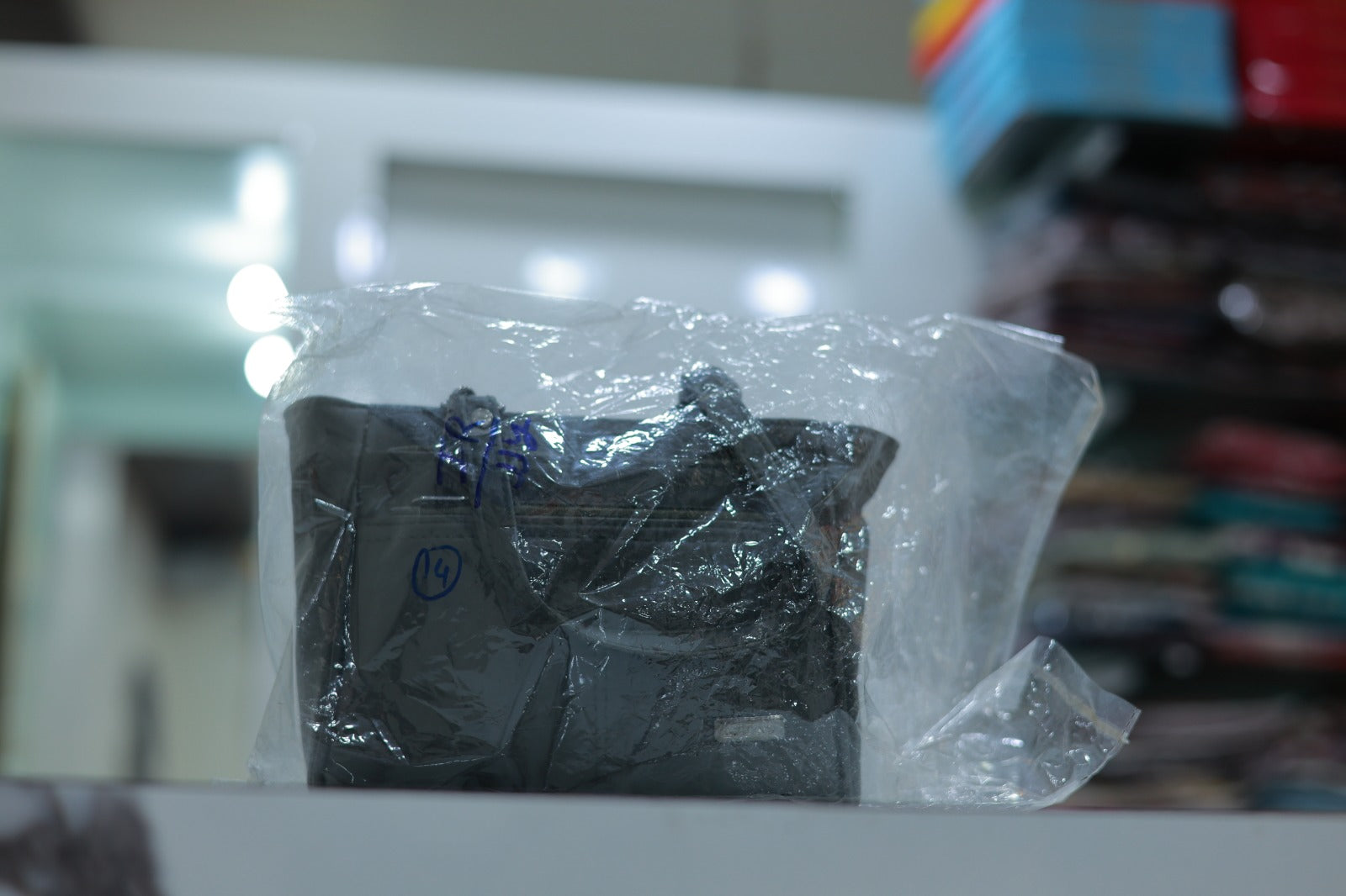 purse nevay blue colour